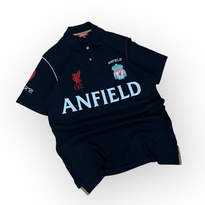 Liverpool LFC Anfield Vintage 00’s Football Jersey Polo T-Shirt