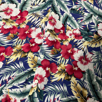 Floral Hawaiian Button Up Shirt