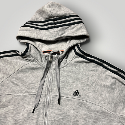 Adidas Full Striped Drill Hooded Zip-Up Hoodie
