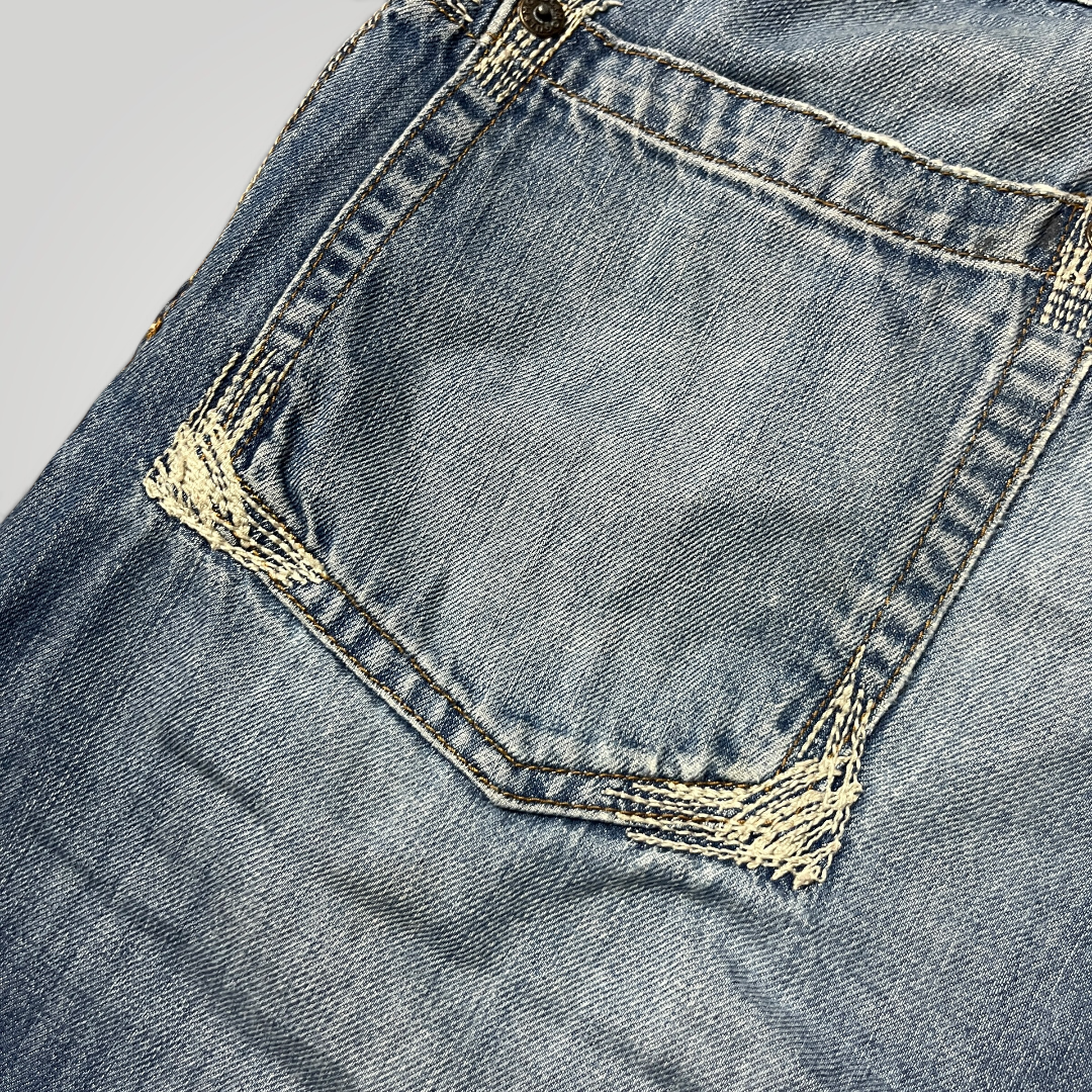 Mogul Vintage 2000's Y2K Hip-Hop Heavy Cotton Skater Denim Jorts