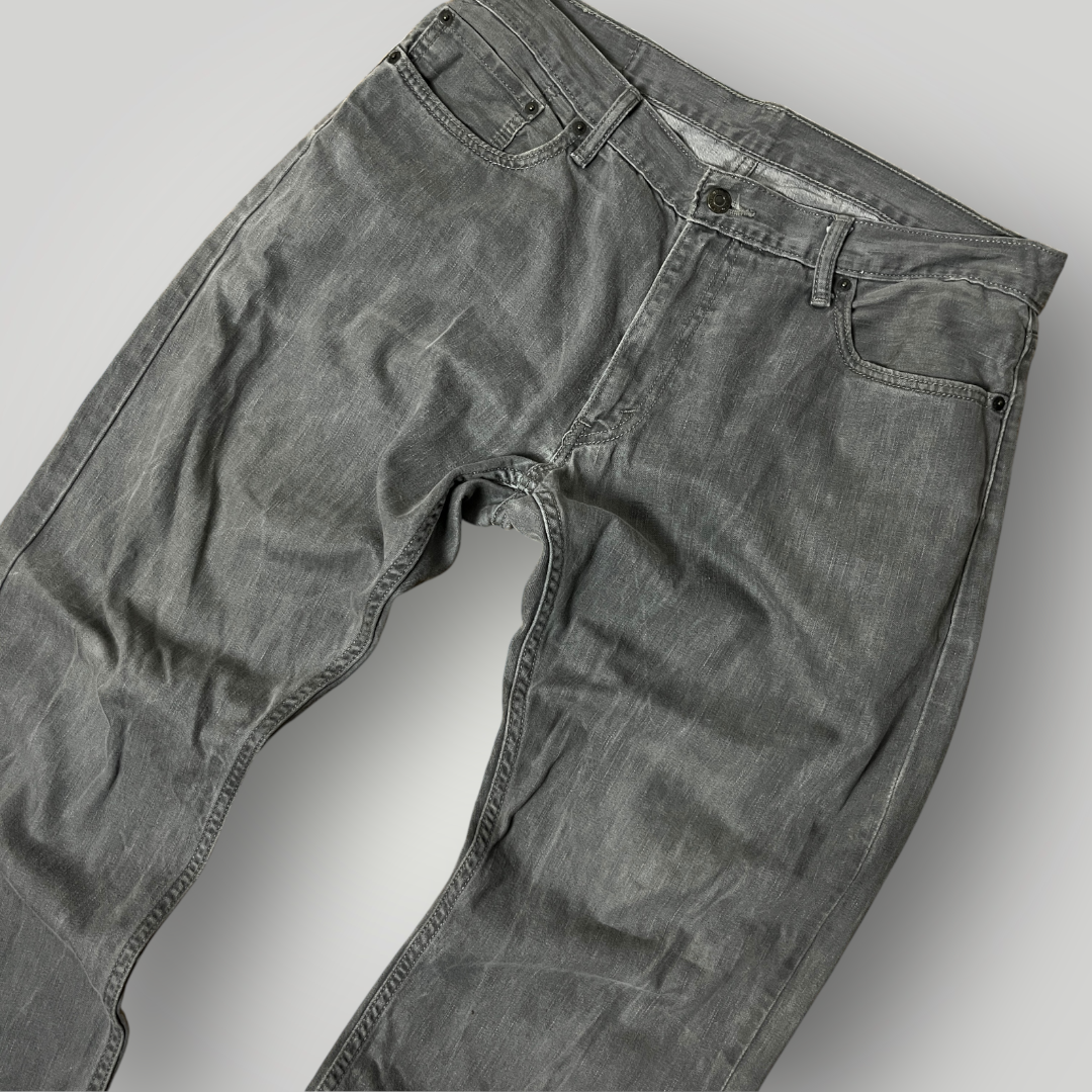 LEVI'S 514 Loose Straight Fit Grey Jeans (2012)