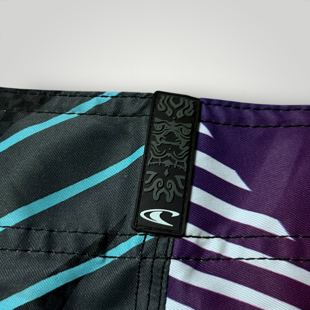 O'Neill Vintage 2000's Y2K Cyber-Surf Graphic Shorts