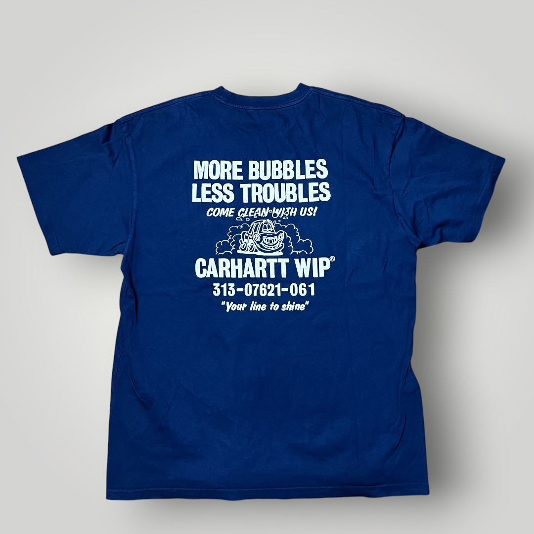 Carhartt WIP "Less Troubles" Heavy Cotton Graphic T-Shirt