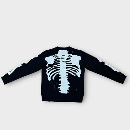 Y2K Skeleton Graphic Sweater