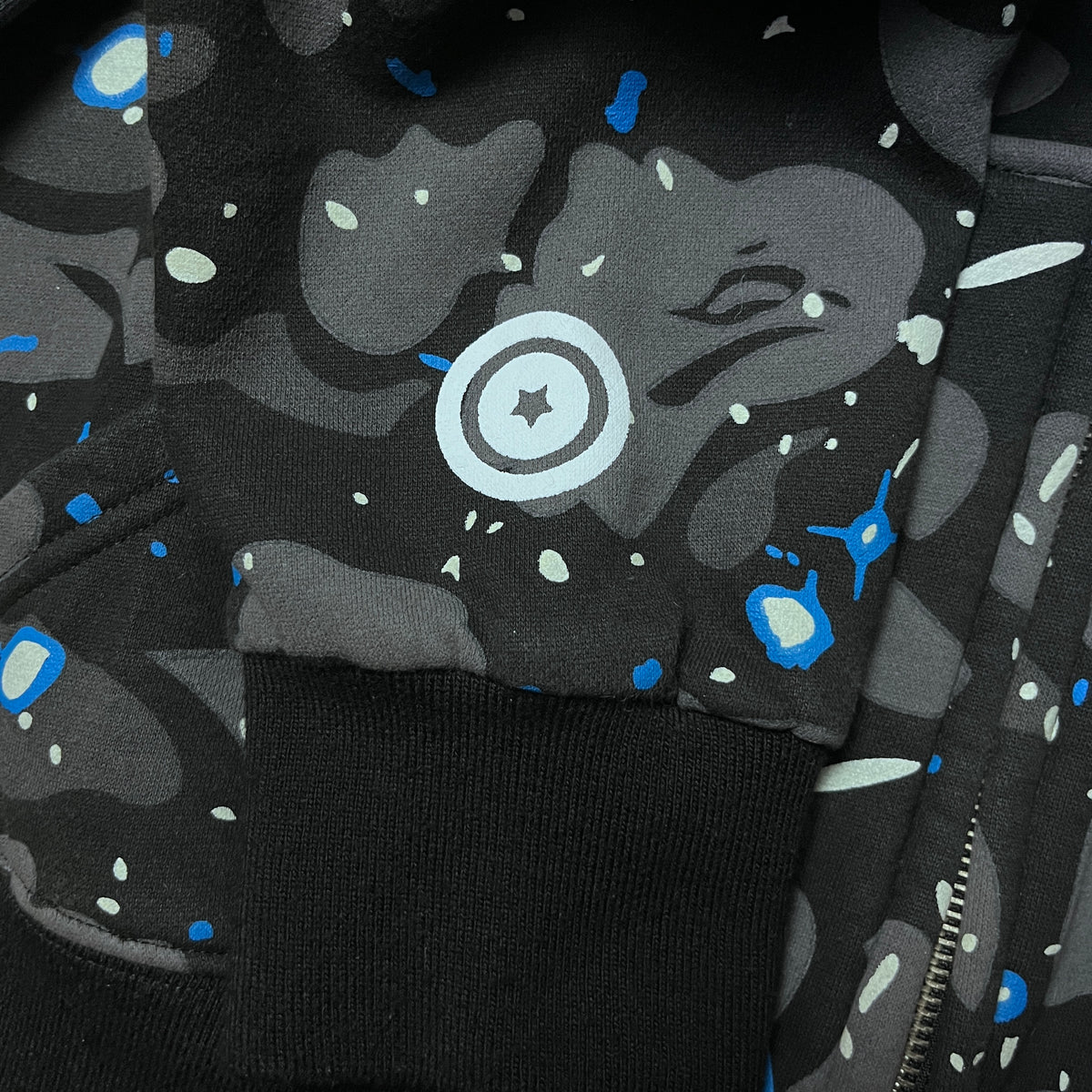 BAPE (A Bathing Ape) Space Camo Shark Full-Zip Hoodie (Replica)