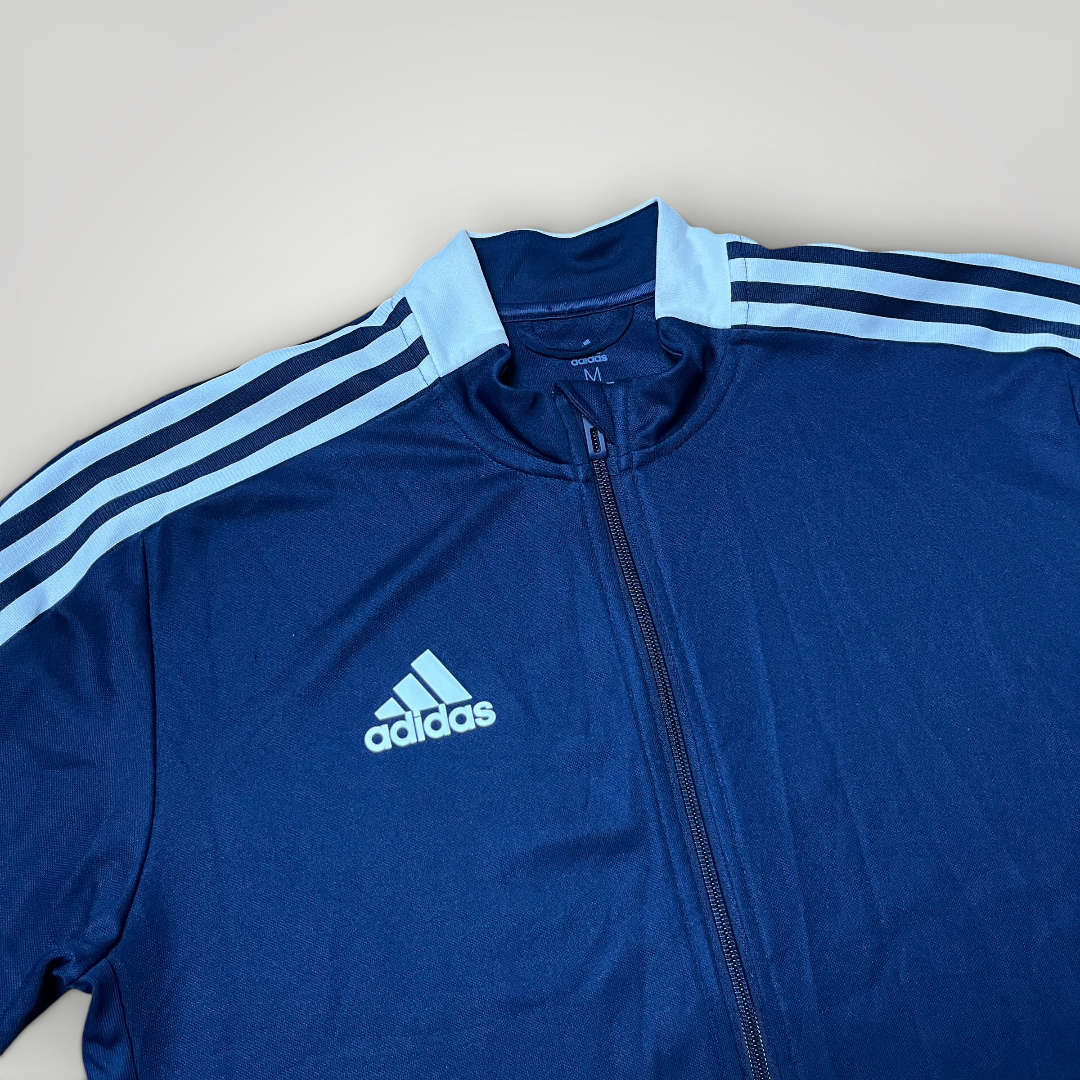 Adidas Zip-Up Sport Tiro Jacket Style T-Shirt