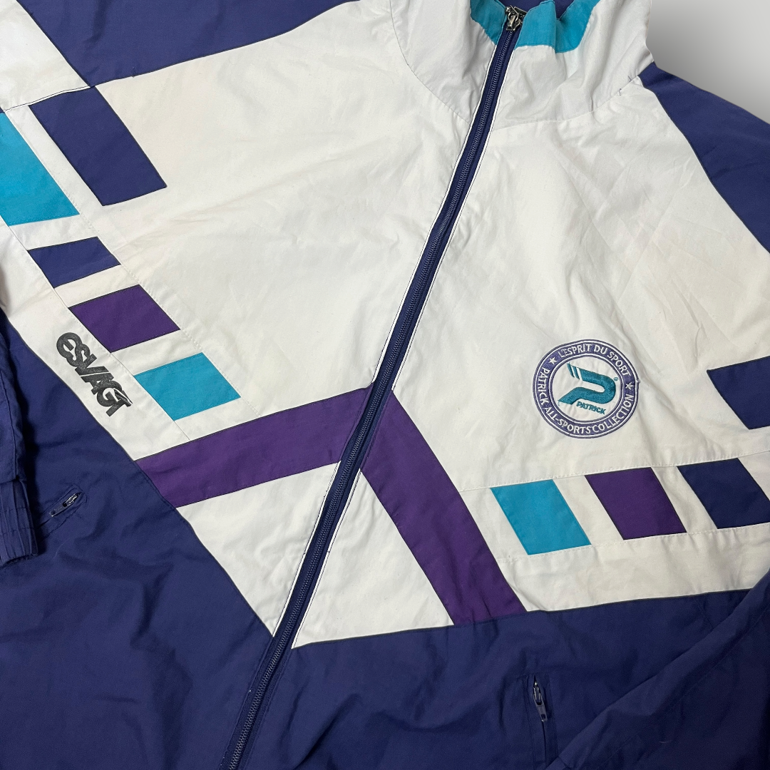 Vintage 90's Patrick Multiblock Boxy Fit Windbreaker Jacket