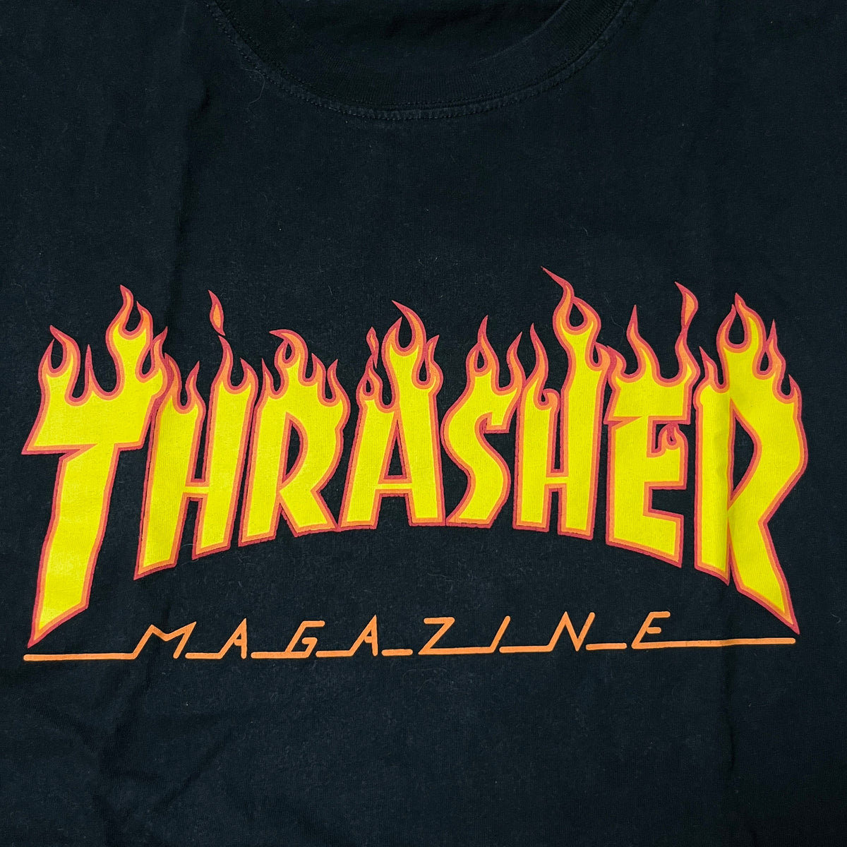 Thrasher "Flame Logo" Heavy Cotton Skater Graphic T-Shirt