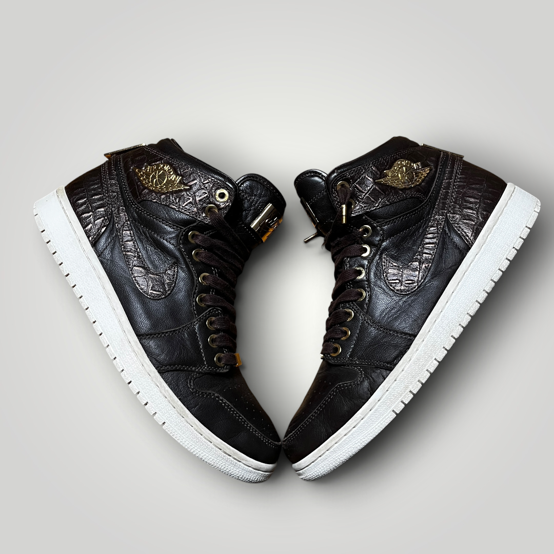 Air Jordan 1 Retro High OG Pinaccle "Baroque Brown/Croc" !RARE!