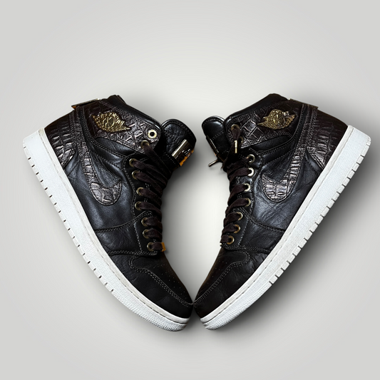 Air Jordan 1 Retro High OG Pinaccle "Baroque Brown/Croc" !RARE!