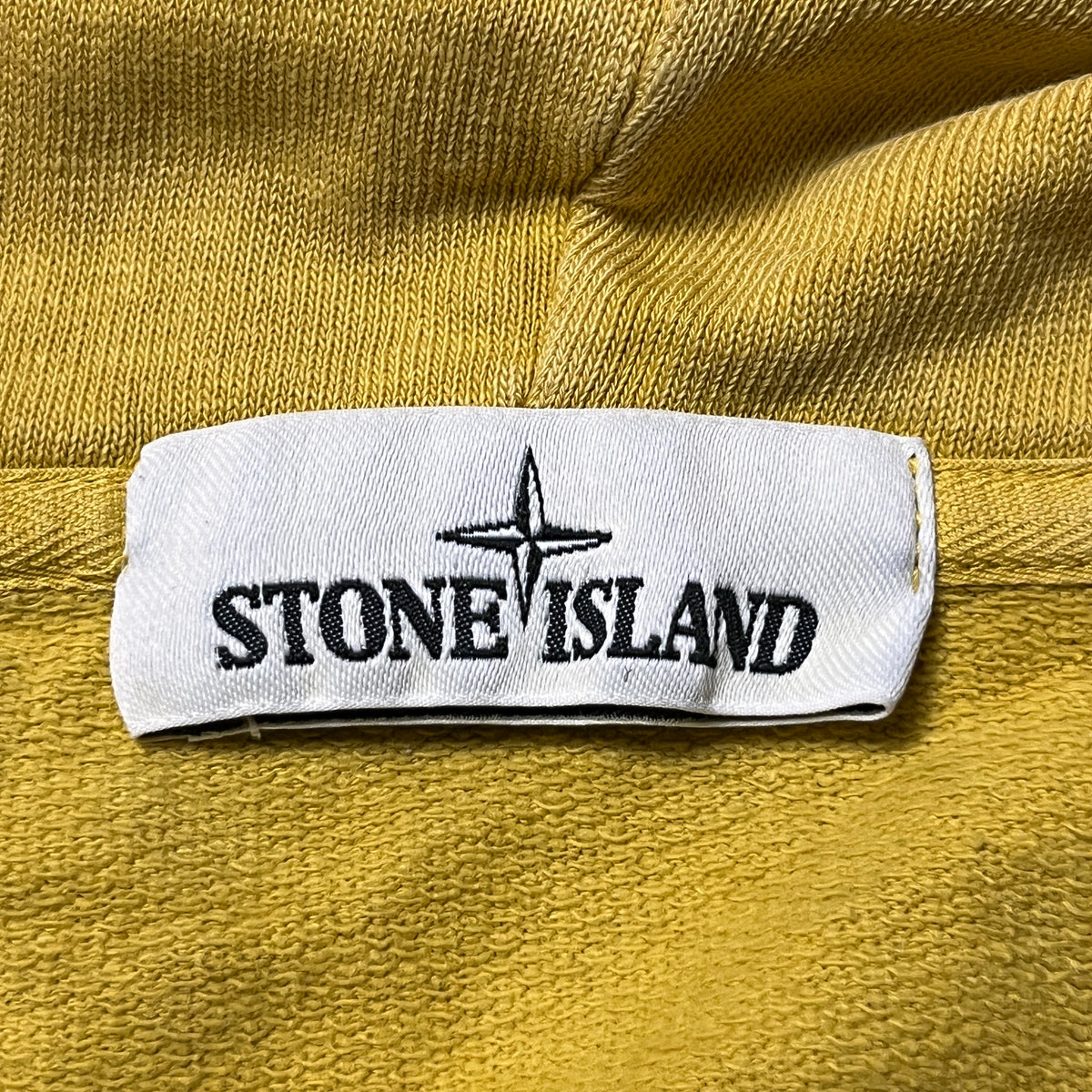 Stone Island Autumn/Winter 2018 Malfile Cotton Fleece Garment-Dyed Hooded Zip-Up Hoodie