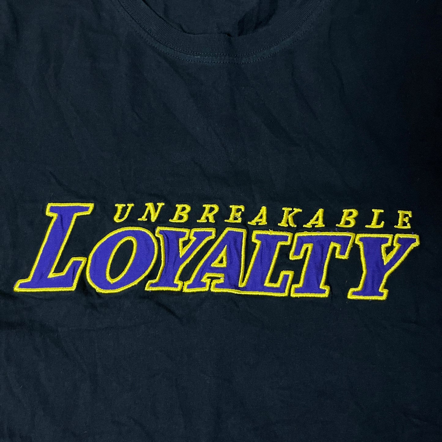 FSBN Lakers Style Heavy Cotton Embroidered T-shirt