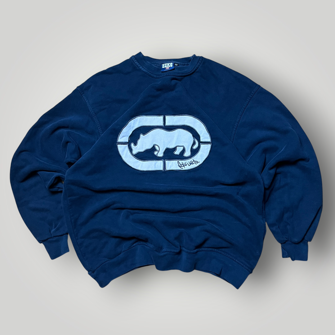 ECKO UNLTD Vintage 90's Y2K Boxy Hip-Hop Skater Sweatshirt Crewneck