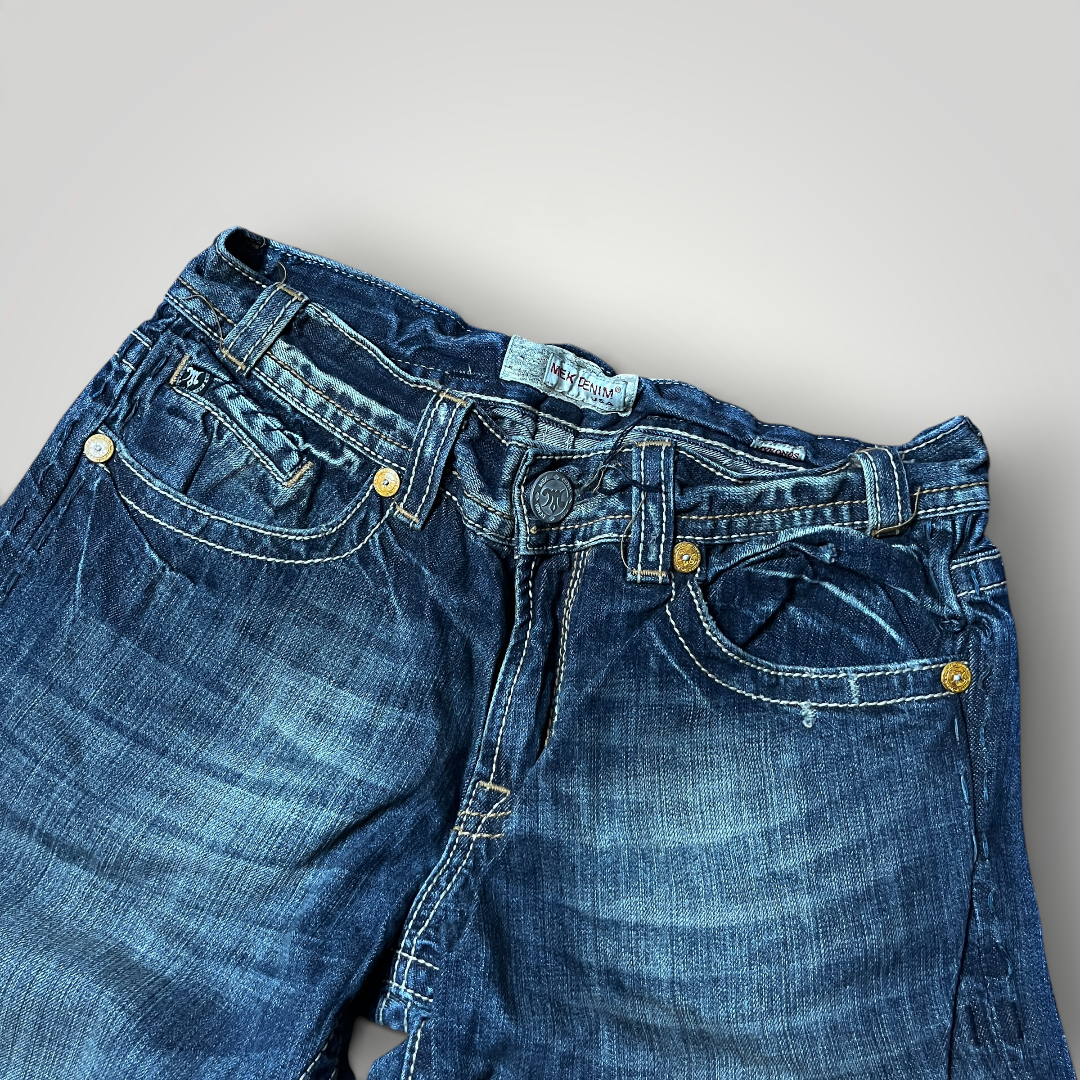 MEK Denim Vintage 2000's Y2K  Distressed Bootcut Jeans