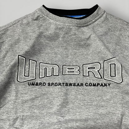 Umbro Vintage 90's Y2K Hip-Hop Embroidered Spellout Boxy Fit Sweatshirt Crewneck