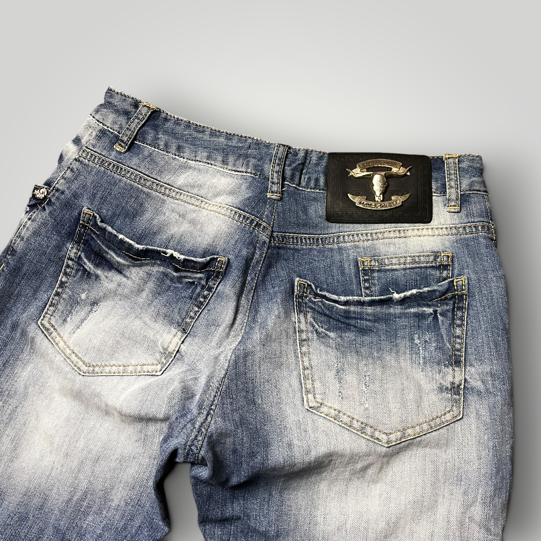 Philipp Plein Y2K 3/4 Jeans