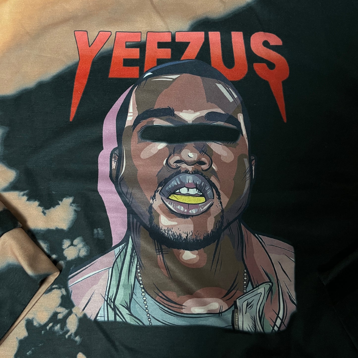 Kanye West "Yeezus" All Over Graphic Long Sleeve Sweatshirt Crewneck