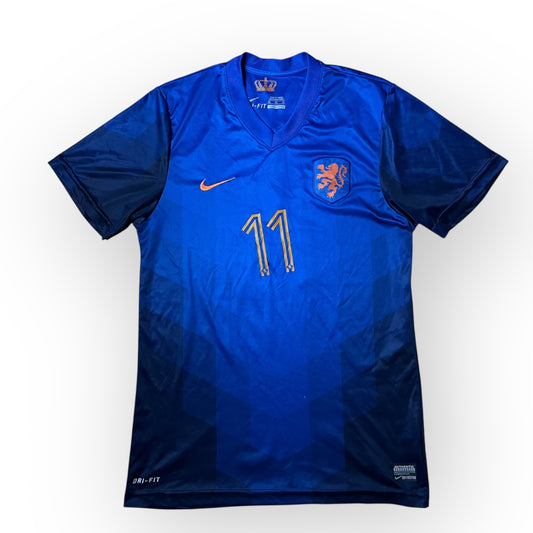 Nike Netherlands #11 Robben 2000's Football Jersey T-Shirt (Replica)