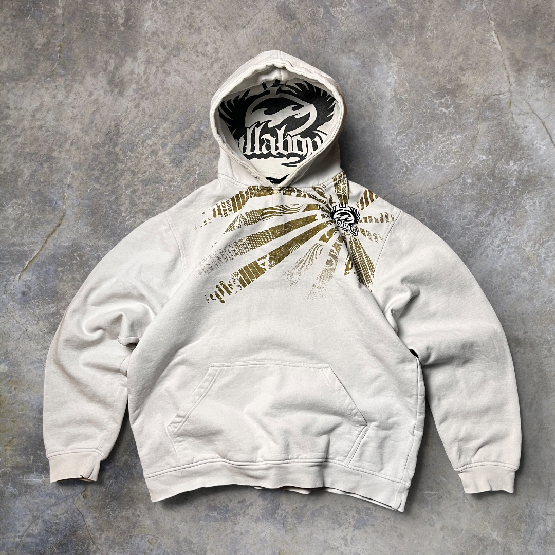 Billabong Vintage 2000's Y2K Heavy Cotton Skater Graphic Hoodie