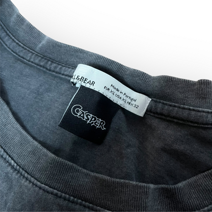 Casper x Pull & Bear Y2K Stone Washed Graphic T-Shirt