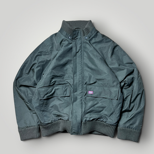 Dickies Vintage 2000's "Overbrook" Hex Pattern Bomber Jacket