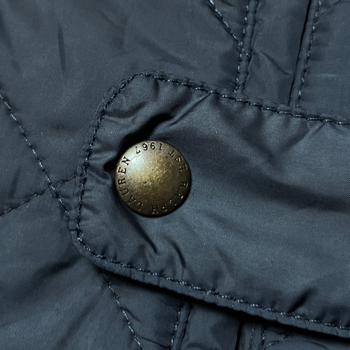 Polo Ralph Lauren Vintage 2010's Y2K Crest Quilted Vest (Дамско)