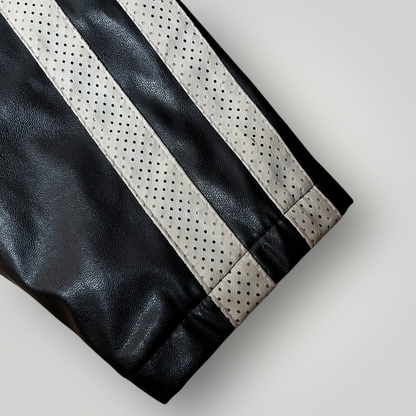 Enjoy Y2K Vintage Racing Leather Jacket
