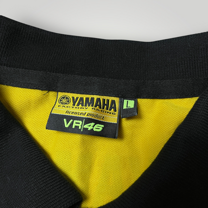 VR46 Vintage 2010's Y2K Valentino Rossi Yamaha Racing Polo T-Shirt