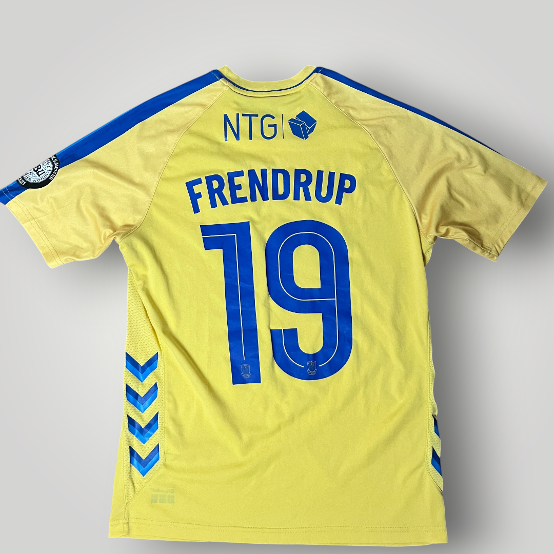 Brondby IF 2021/22 Home #19 Morten Frendup Football Jersey T-Shirt
