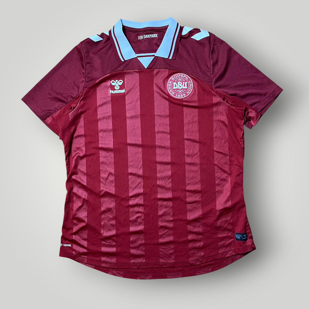 Hummel DBU Denmark 2025/2026 Home  Football Jersey T-Shirt