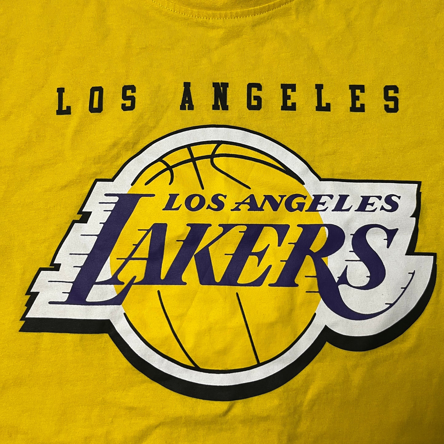 NBA Lakers Heavy Cotton T-Shirt