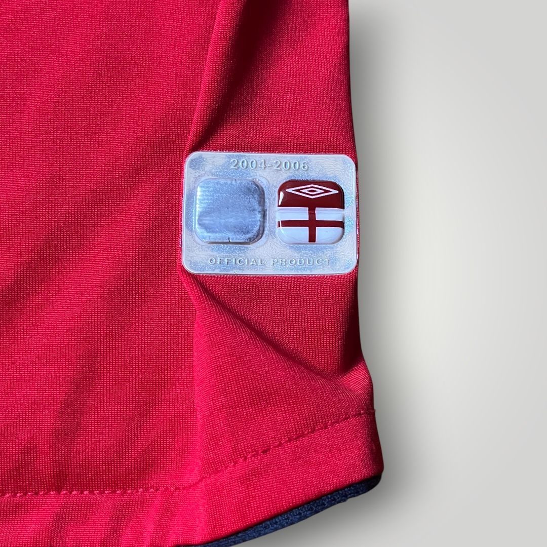 Umbro England 2004/2006 Away #9 Rooney Football Jersey T-Shirt