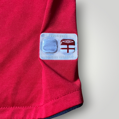 Umbro England 2004/2006 Away #9 Rooney Football Jersey T-Shirt