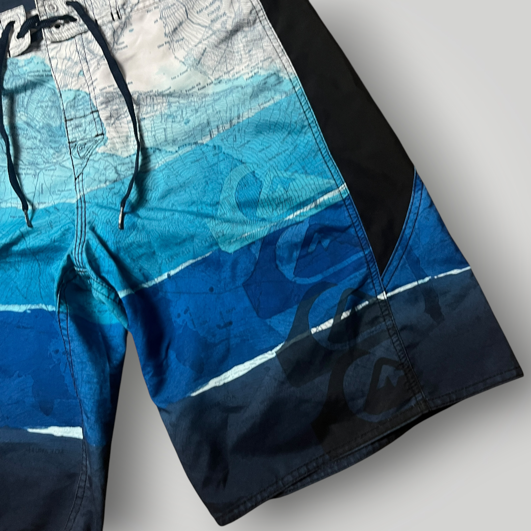 Quiksilver "Cypher Kelly Slater" Graphic  Surfing Board Shorts