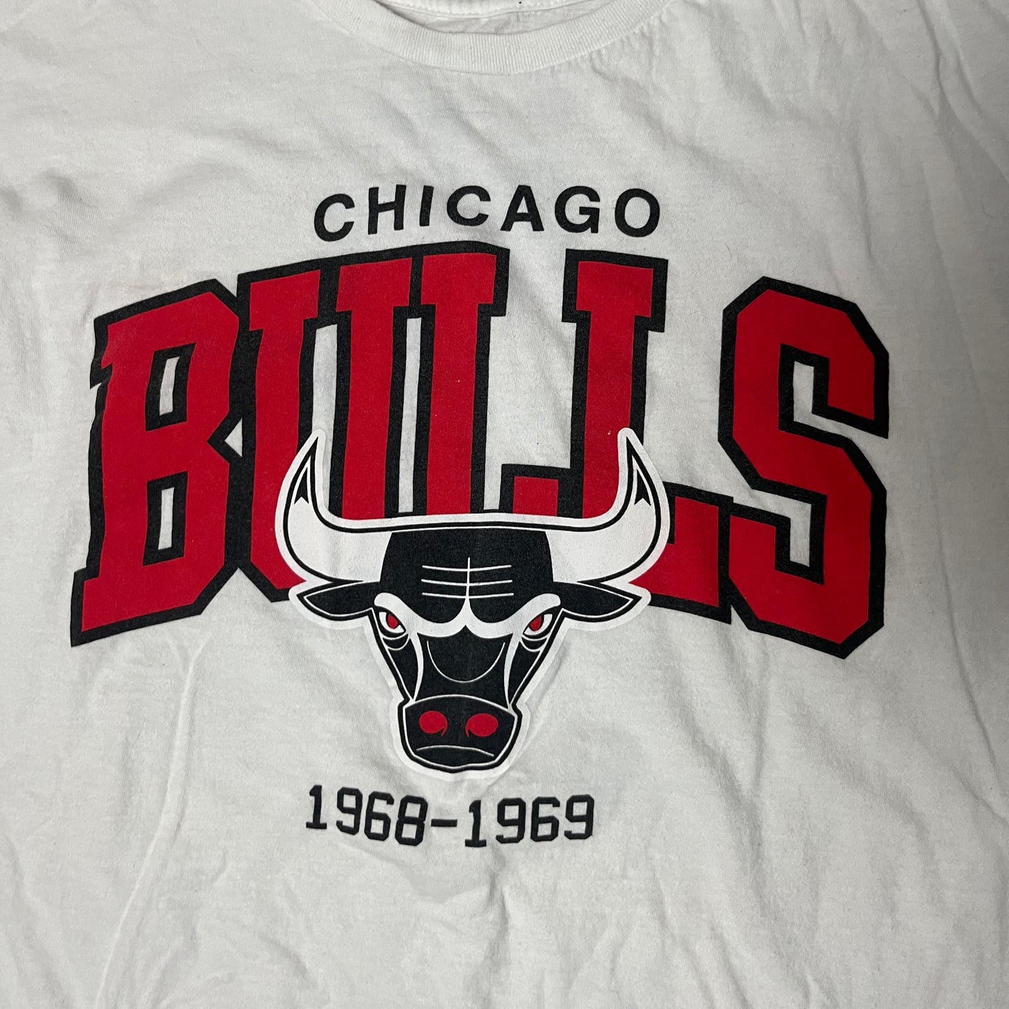 Chicago Bulls x Mitchaell & Ness Lettered Graphic Jersey T-Shirt