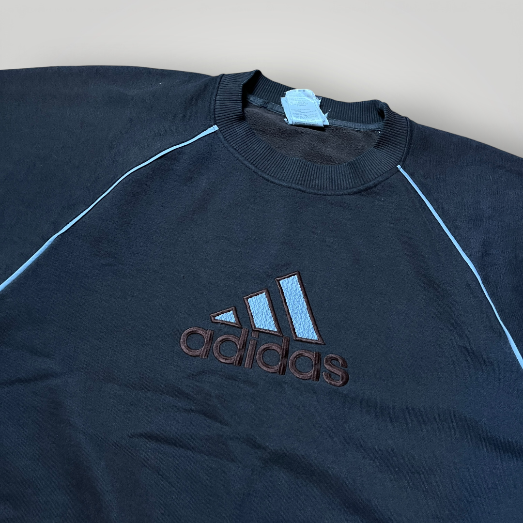 Adidas Vintage 90's Y2K Boxy Skater Sweatshirt Crewneck