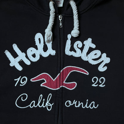 Hollister Heavy Cotton Y2K Zip-Up Hoodie