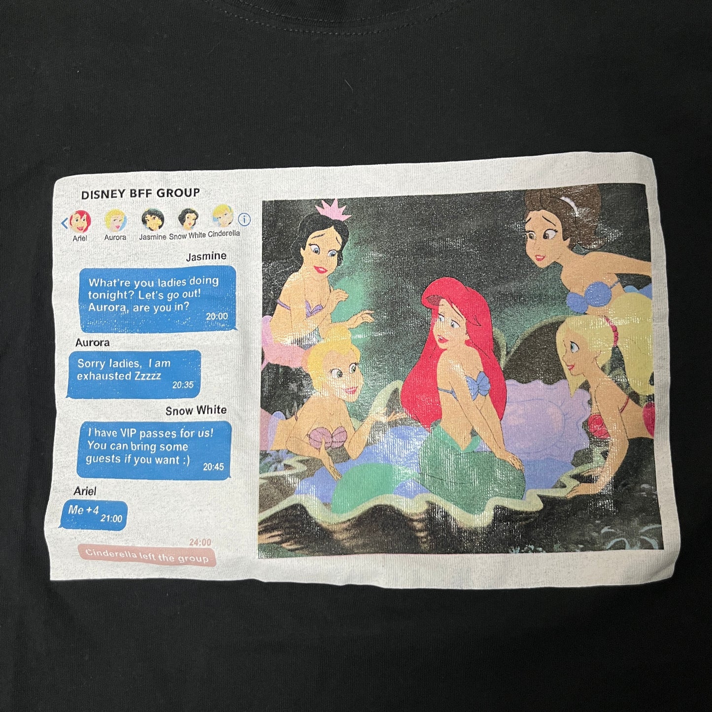DIsney Princess x ZARA Graphic T-Shirt (Дамско)