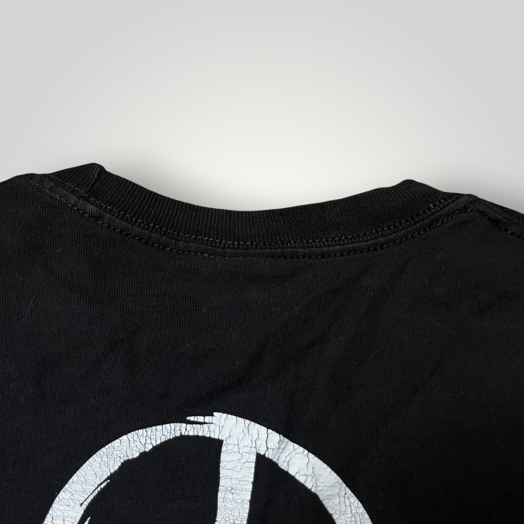 Stussy "Peace Pot" Heavy Cotton Tubular Knit Y2K Graphic Skater T-Shirt