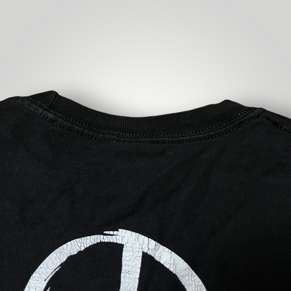 Stussy "Peace Pot" Heavy Cotton Tubular Knit Y2K Graphic Skater T-Shirt