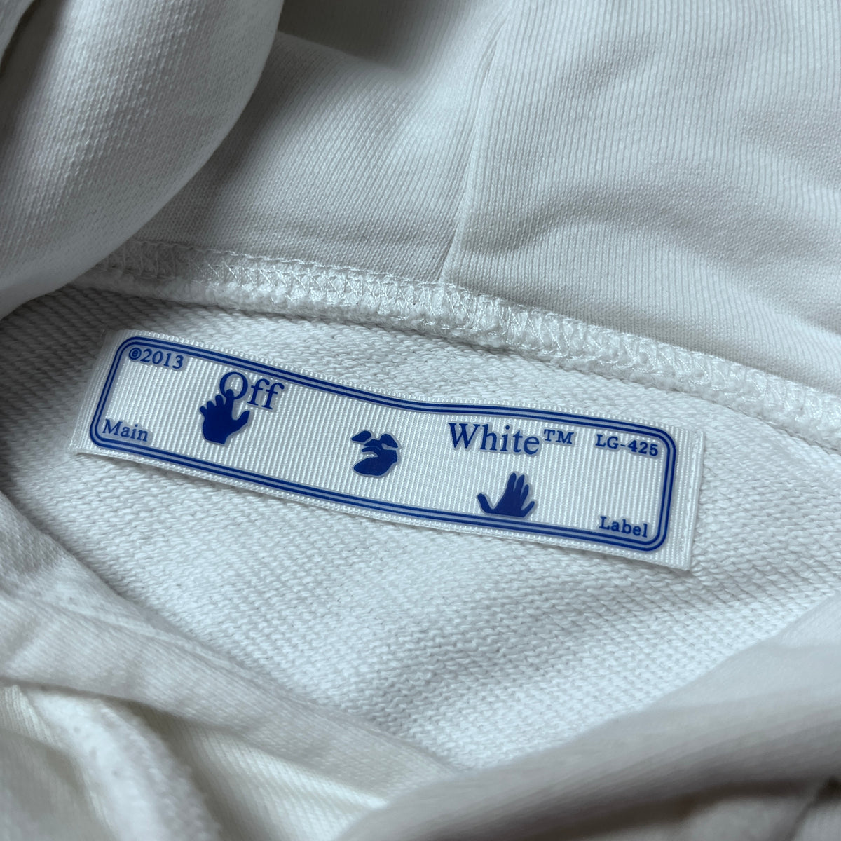 "OFF-WHITE" Marker Heavy Cotton Geaphic Hoodie (Replica)