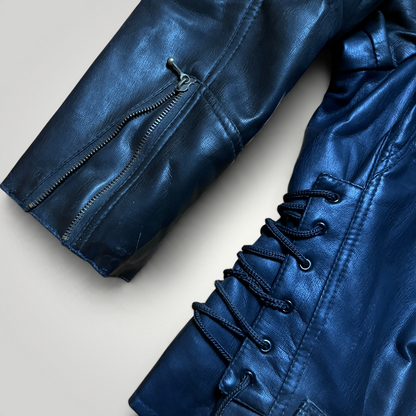 Vintage 80's/90's Lightweight Biker Leather Brando Jacket