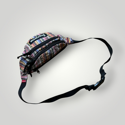 Supreme Box Logo Fanny Pack "Woven Stripe SS20"