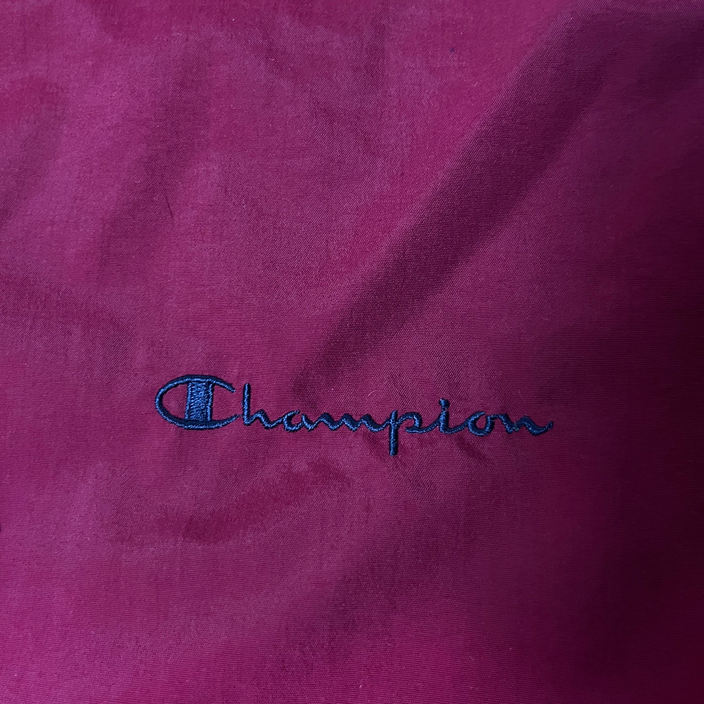 Champion Vintage 90's Hooded Raincoat Windbreaker Jacket