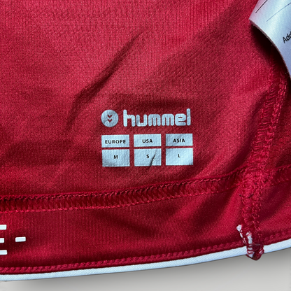 Hummel Denmark 2021/2022 Simon Kjaer #4 Football Jersey T-Shirt