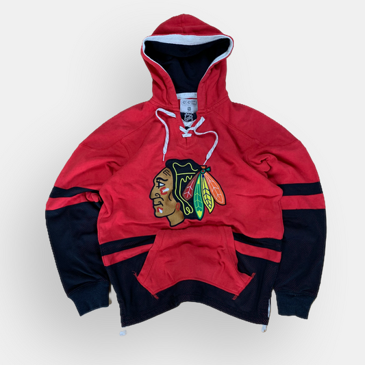 Chicago Blackhawks NHL Hockey Vintage Jersey Style Hoodie