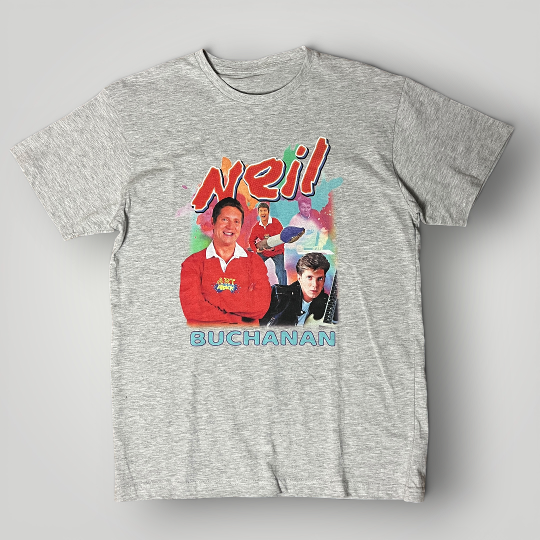 Neil Buchanan "Art Attack" Graphic T-Shirt