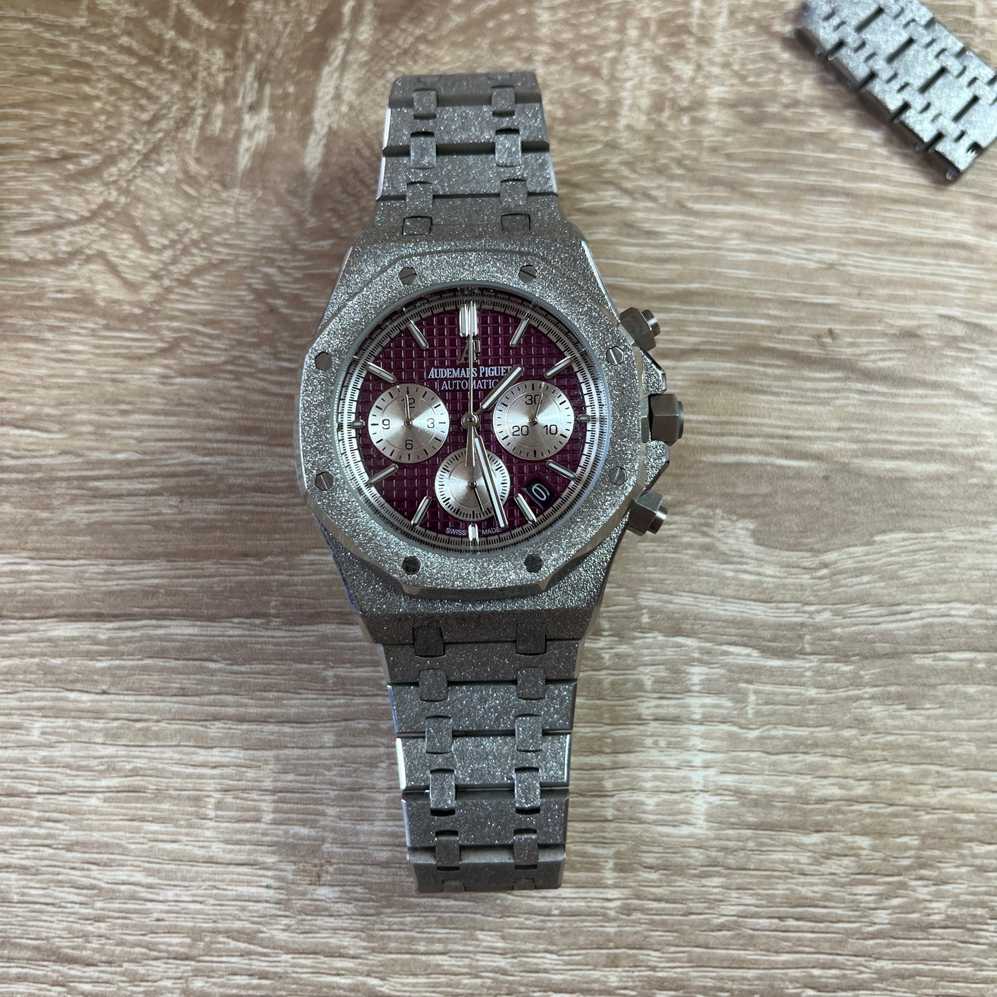Audemars Piguet Royal Oak Selfwinding Chronograph 41mm Frosted Gold Clone
