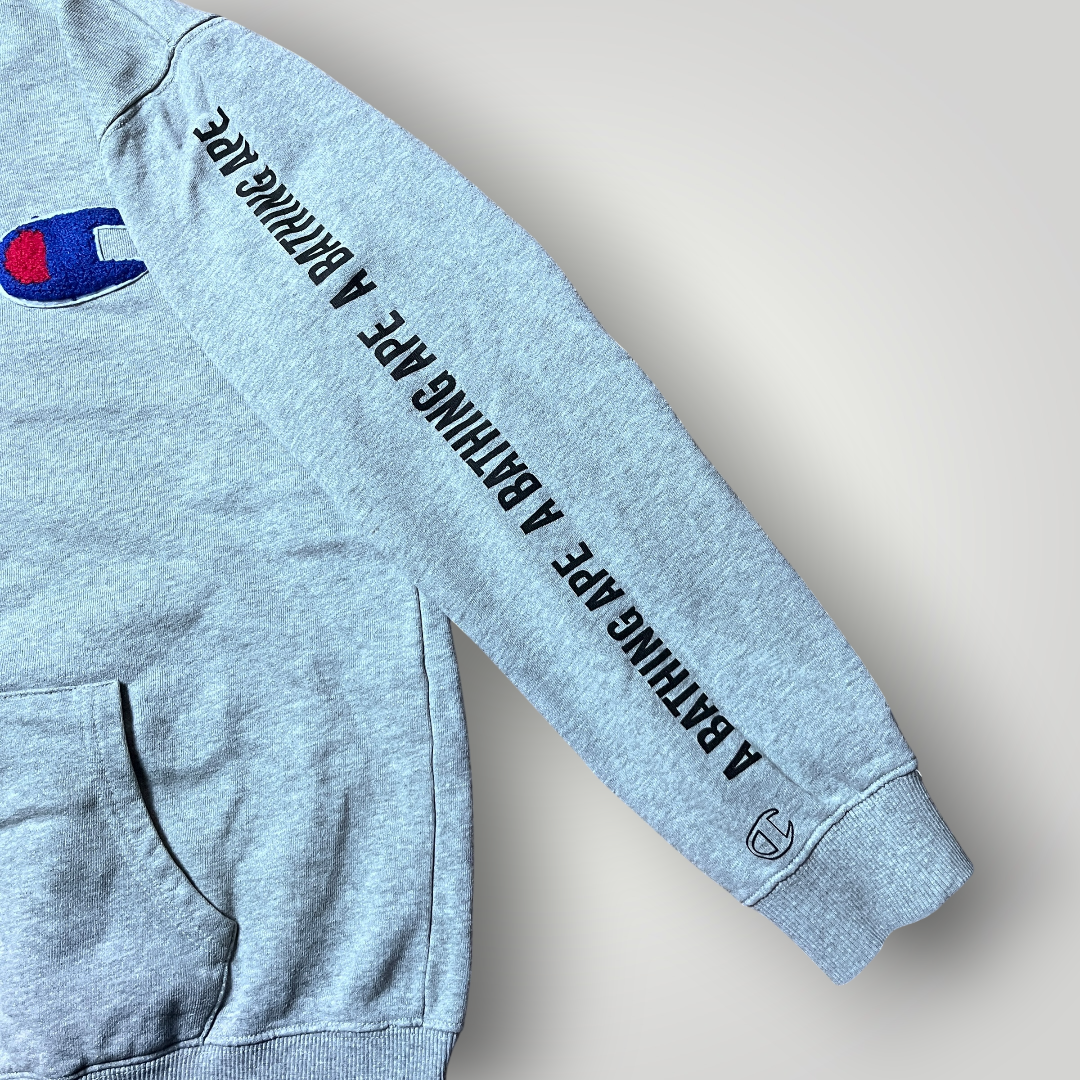 BAPE (A Bathing Ape) x Champion 2010's "Chenille C Logo" Hoodie (Rep)