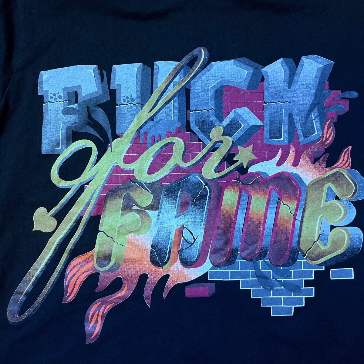 Fishbone "Fuck For Fame" Y2K Heavy Cotton Graphic T-Shirt
